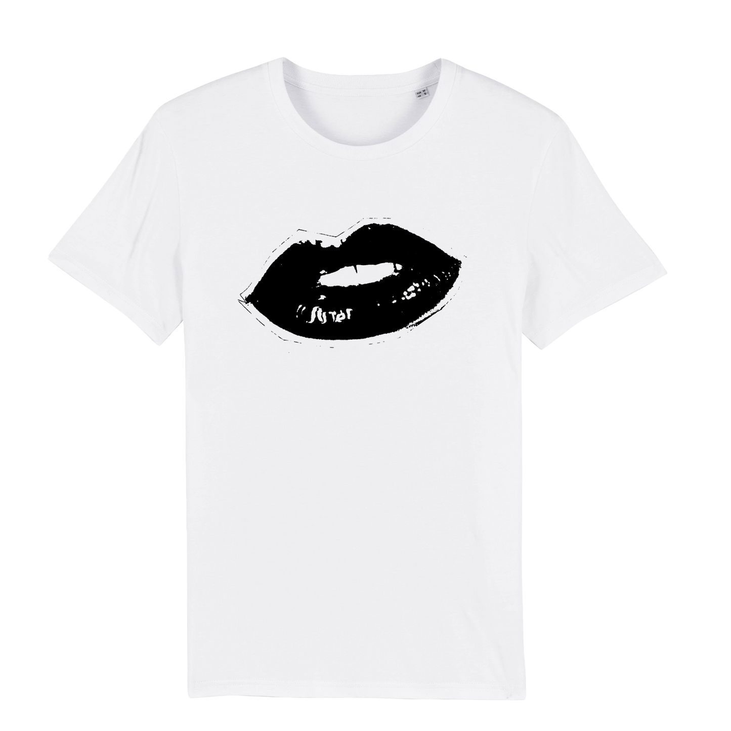 SISTER LIPS TEE - WHITE